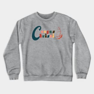 Corpus Christi, TX Windsurfing Crewneck Sweatshirt